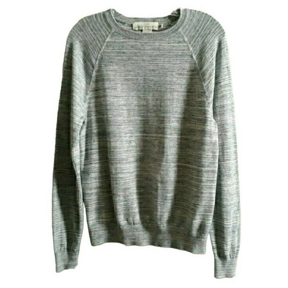 H&M Label of Graded Good Sweater Womens Small Blue White Long Sleeve Pullover